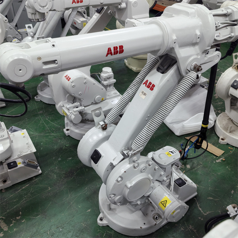 Used ABB six-axis robot load 5KG arm exhibition 1.45m welding handling grinding industrial mechanical arm
