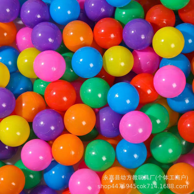 Thickened ocean ball baby can bite children color plastic ball toy baby bath wave ball manufacturers