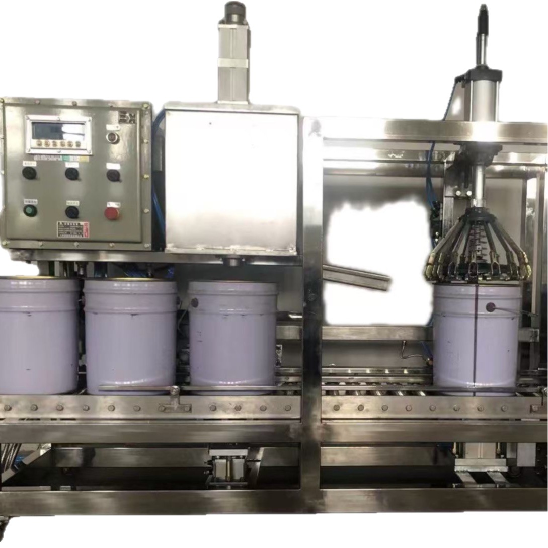 18L20Ll Iron Drum Plastic Drum Liquid Semi-Automatic Filling Machine for Paint, Coating, Lubricating Oil, Glue, Antifreeze, Etc