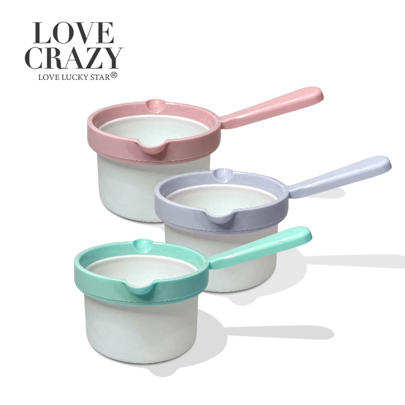 Hair Removal Wax Aromatherapy Wax Special with Drainage Port Handle Silicone Bowl Silky Lifting Amazon Hot Sale