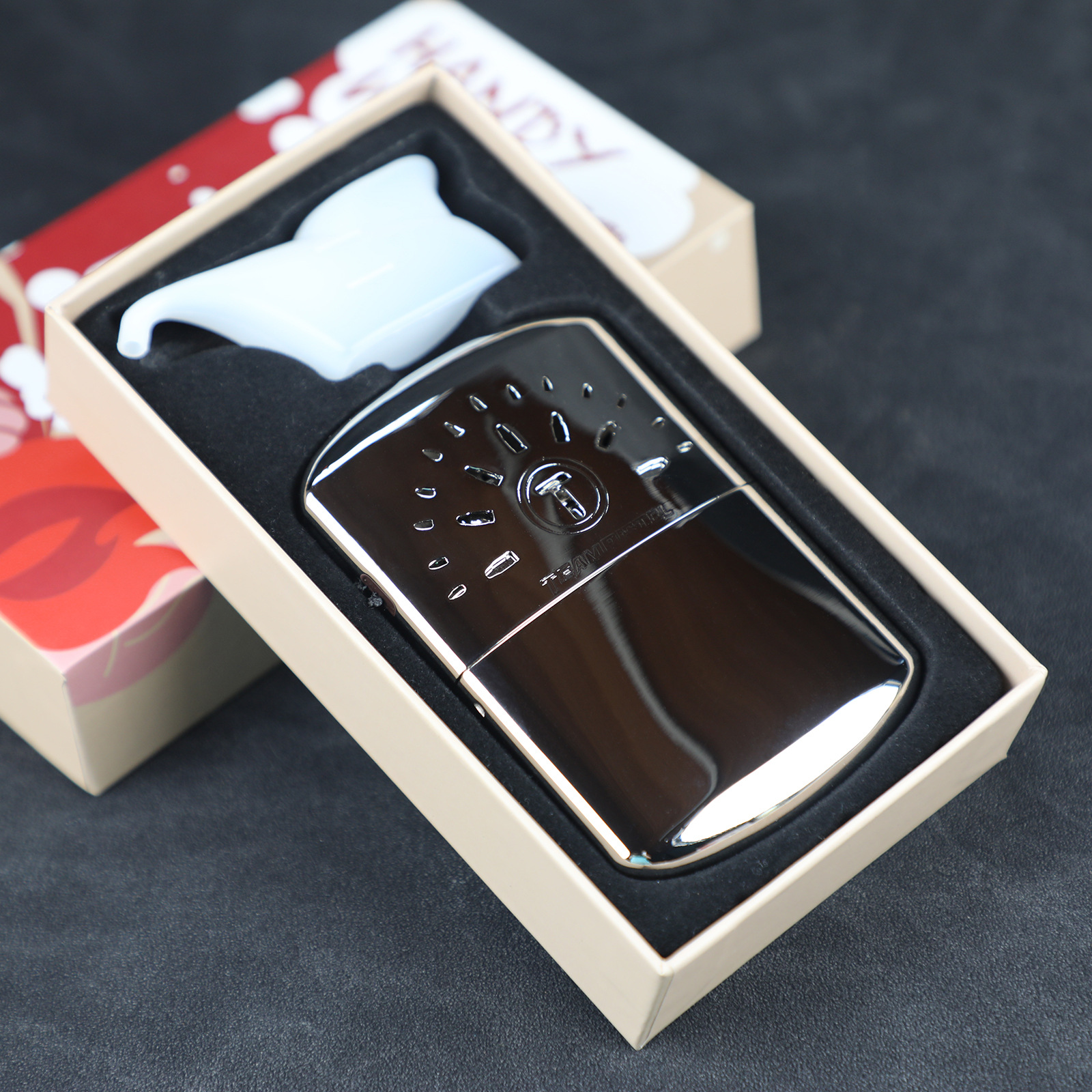 Original Genuine Double Gun Pocket Stove Copper Pocket Stove Hand Warmer Mini Hand Warmer Environmentally Friendly Insulation Retro