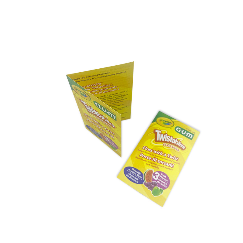 Folding Printing Publicity Sheet Color Page Three Folding Page A4 Single Page Small Folding Bluetooth Headset Product Manual Wholesale