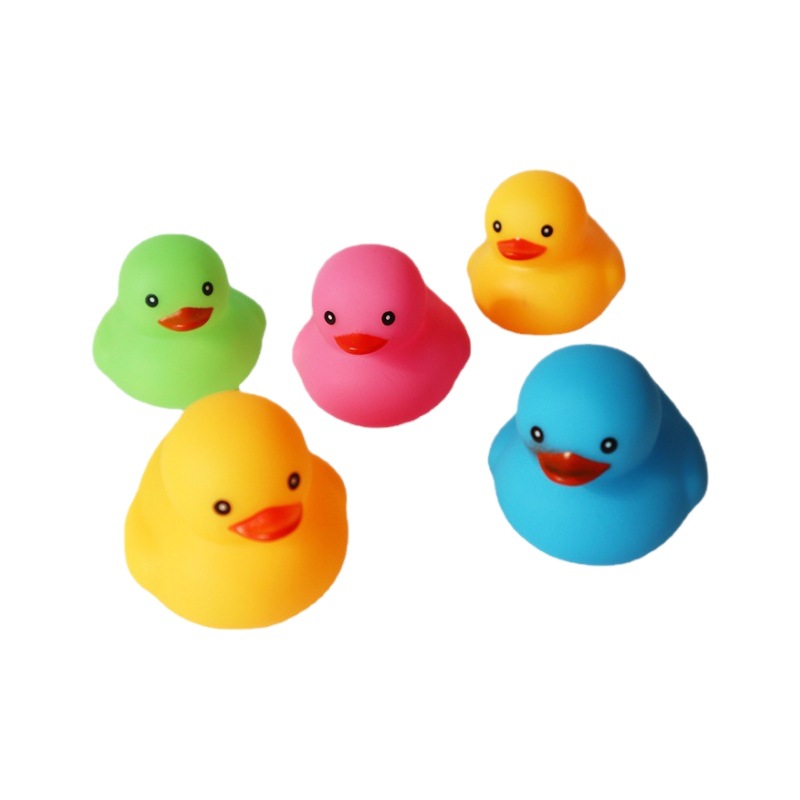 Bath and Water Play Little Yellow Duck, Pinch and Make Sounds, Little Duck Toy, Swimming Pool, Bathroom Duck, Milk Tea Shop Small Gift