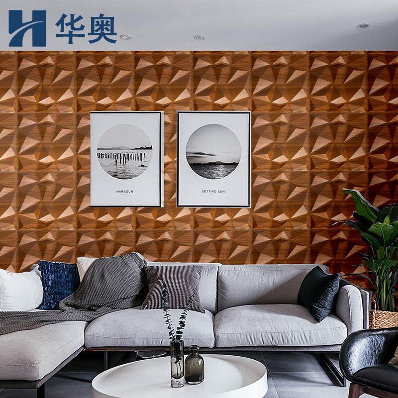 Фабричные 3D стерео панели ПВХ водонепроницаемые декоративные панели