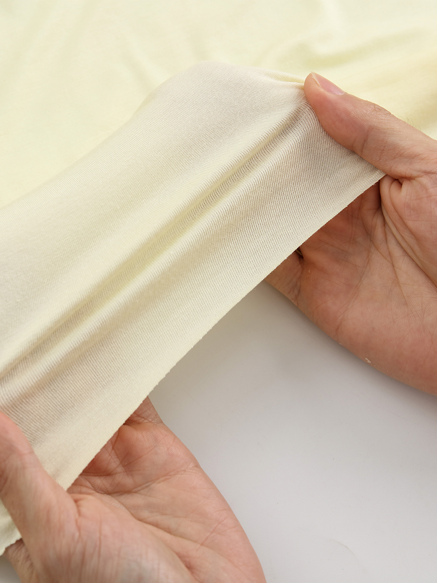 Custom-Cut 40S Modal Fabric Summer Thin Stretch T-Shirt Base Shirt Modal Underwear Fabric