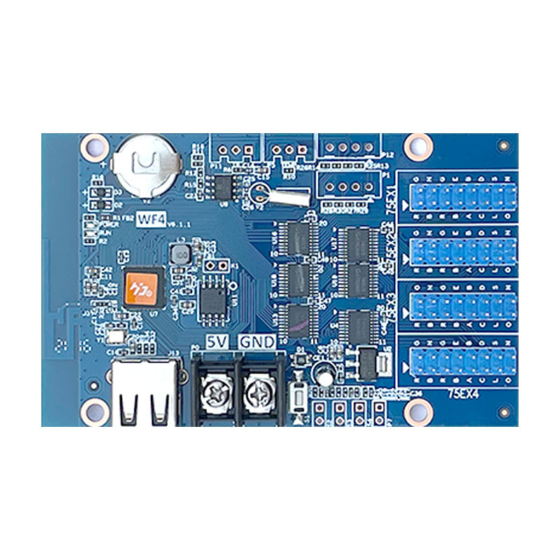 Gray HD-WF4 Digital Screen Large Screen led Display FUll Color Advertising Screen Word Screen U Disk wifi Control Card