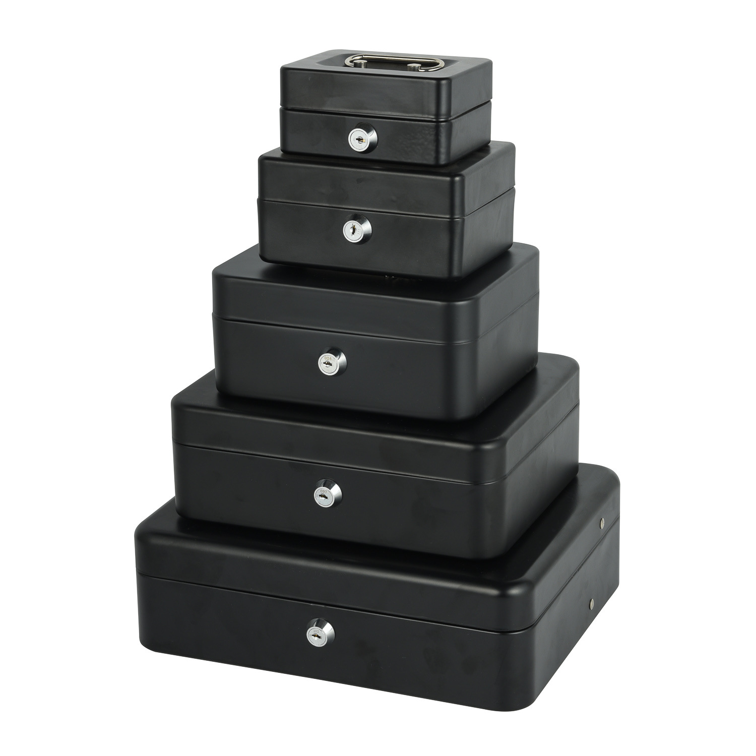 Коробка для хранения разных размеров с замком, маленькая железная коробка, сейф для документов