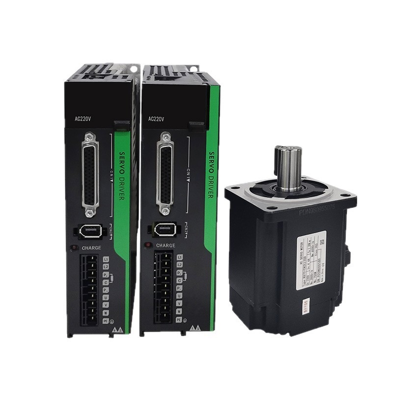 Ac Servo Motor 100W200W400W750W1Kw Ac Servo Motor Driver Set Customization