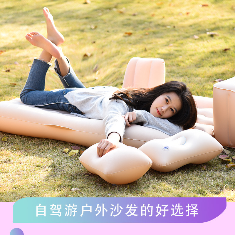 Car Inflatable Bed Car Supplies Rear Sleeping Mattress Car SUV Car Rear Seat Sleeping Cushion Travel Air Cushion