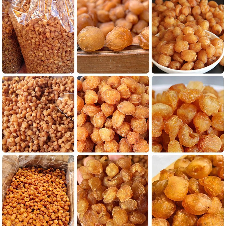 Bulk Longan Meat Jerky 2025 New Arrival Guangdong Gaozhou A-Grade Naturally Sun-Dried Seedless Whole Box Longan Meat