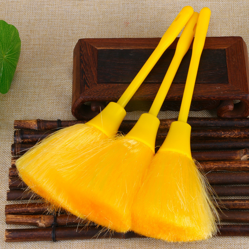 Чистящие принадлежности для буддийского храма: буддийная совок, буддийная тряпка, щетка для пыли статуи, щетка для пыли, буддийная совок