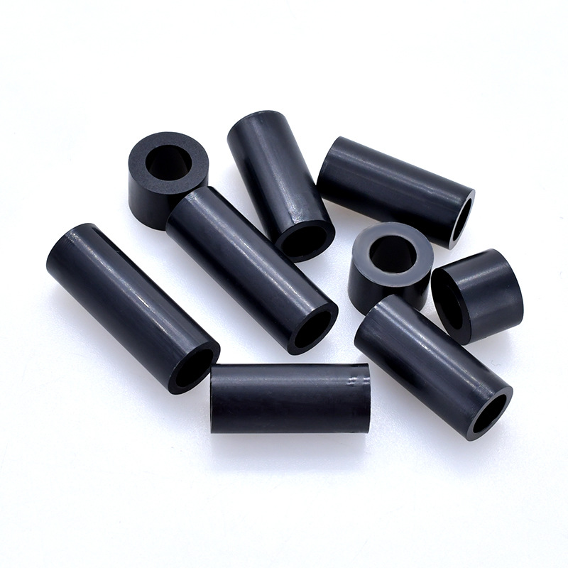 ABS black straight tube wholesale PCB board insulation plastic glue spacer support column hollow round body pad high isolation column