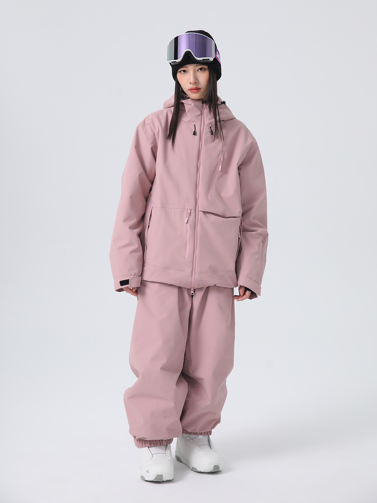 Xueyipai Ski Clothing Men's and Women's Tops Plus Cotton 2025 New Veneer Cold-Proof 3L Waterproof Ski Top Equipment