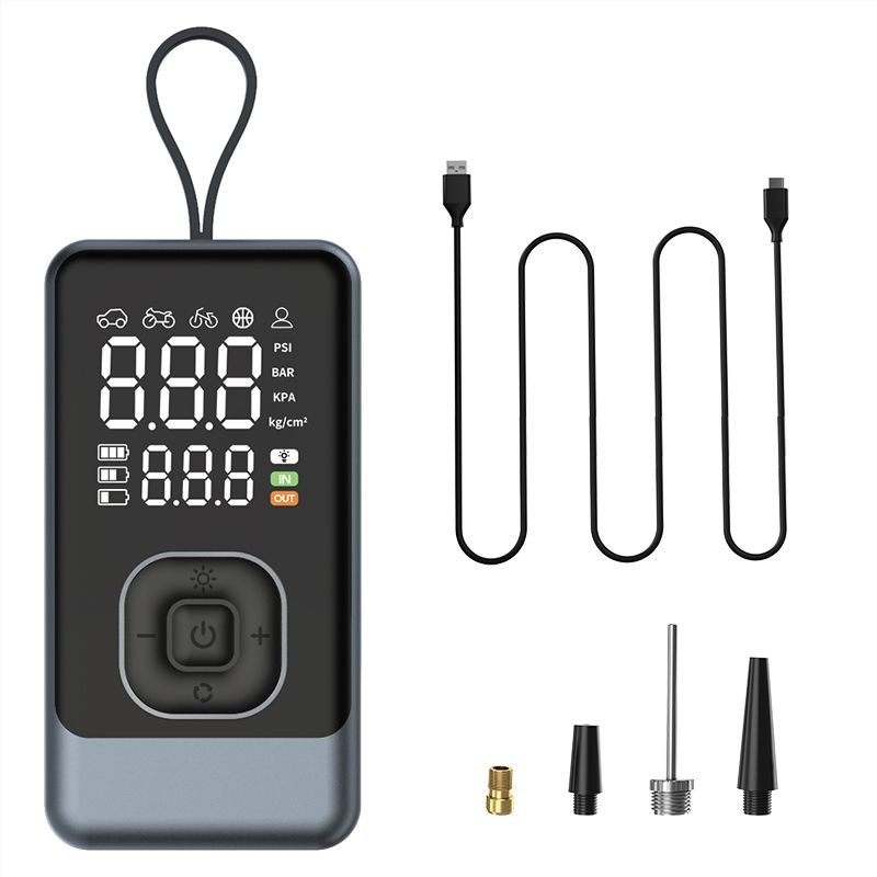 Popular Cross-Border Multifunctional Car Wireless Air Pump Car Portable Air Pump Electric Car Tire Pump