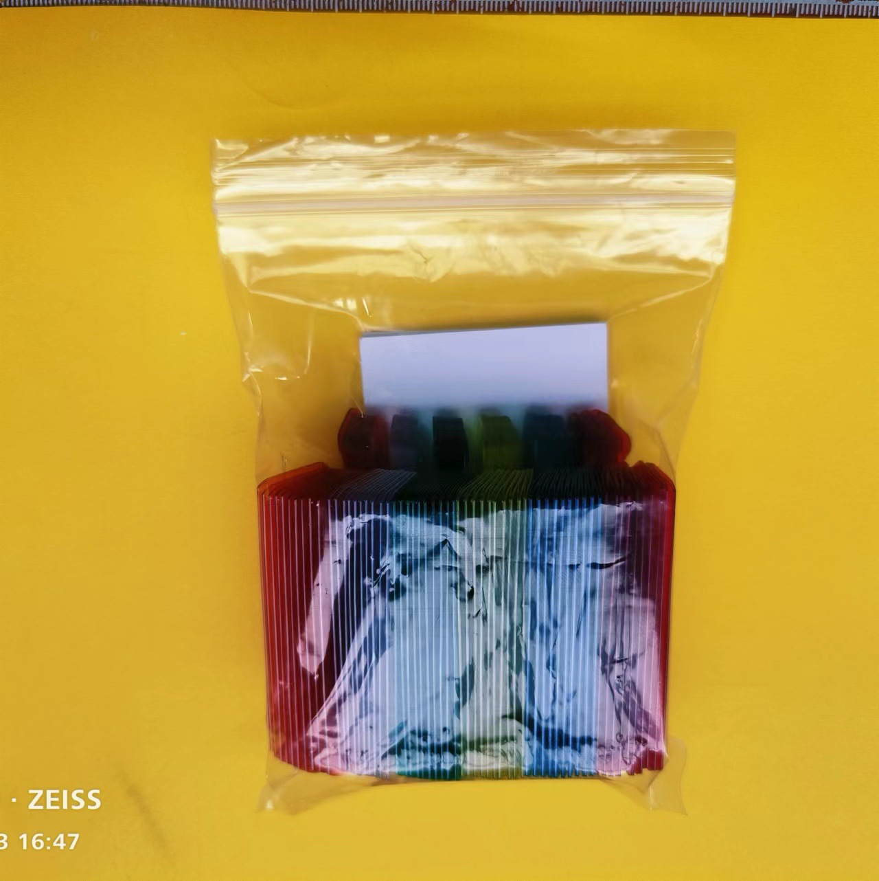 Index Transparent Color Mixing PVC Label Clip Sub PVC Clip Soft Teeth Card Clip Transparent Color Mixing Label Clip