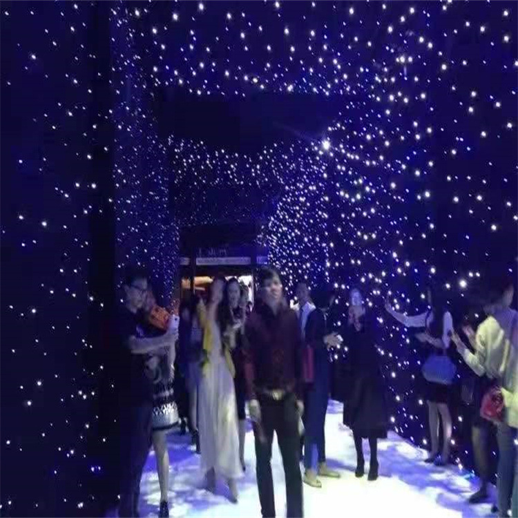Led Starry Sky Cloth Black Star Cloth Starlight Cloth Stage Background Cloth Stage Lighting Deposit Square Meter Independent Station