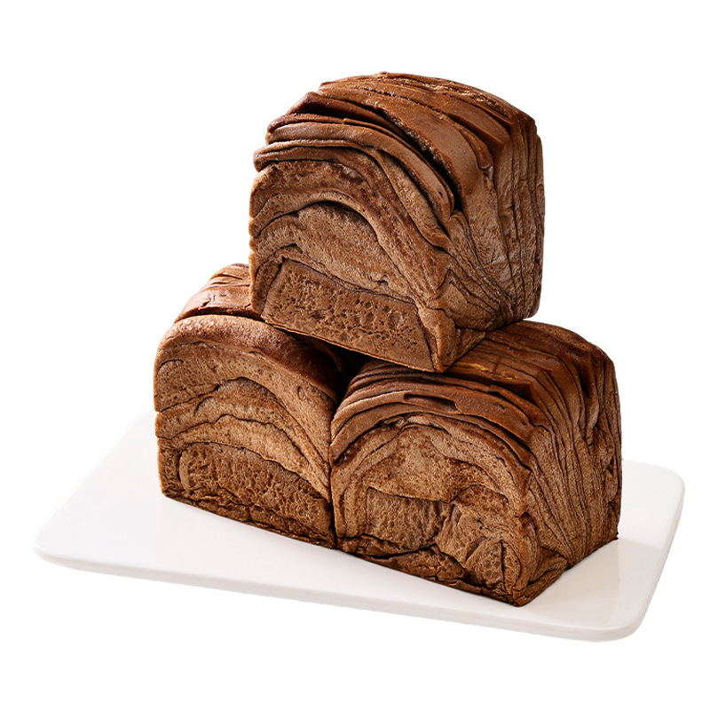 H Chocolate Milk Lasagna Toast Rubik's Cube Toast Milk Fragrant Hand Tear Bread Whole Box Net Red Student Breakfast Food