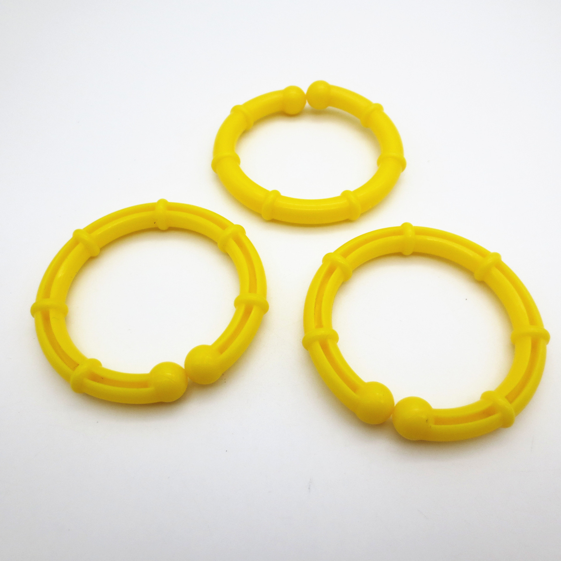 Круглый O-образный бамбуковый замок, кольцо для браслета, пластиковая пряжка, подвеска для коляски