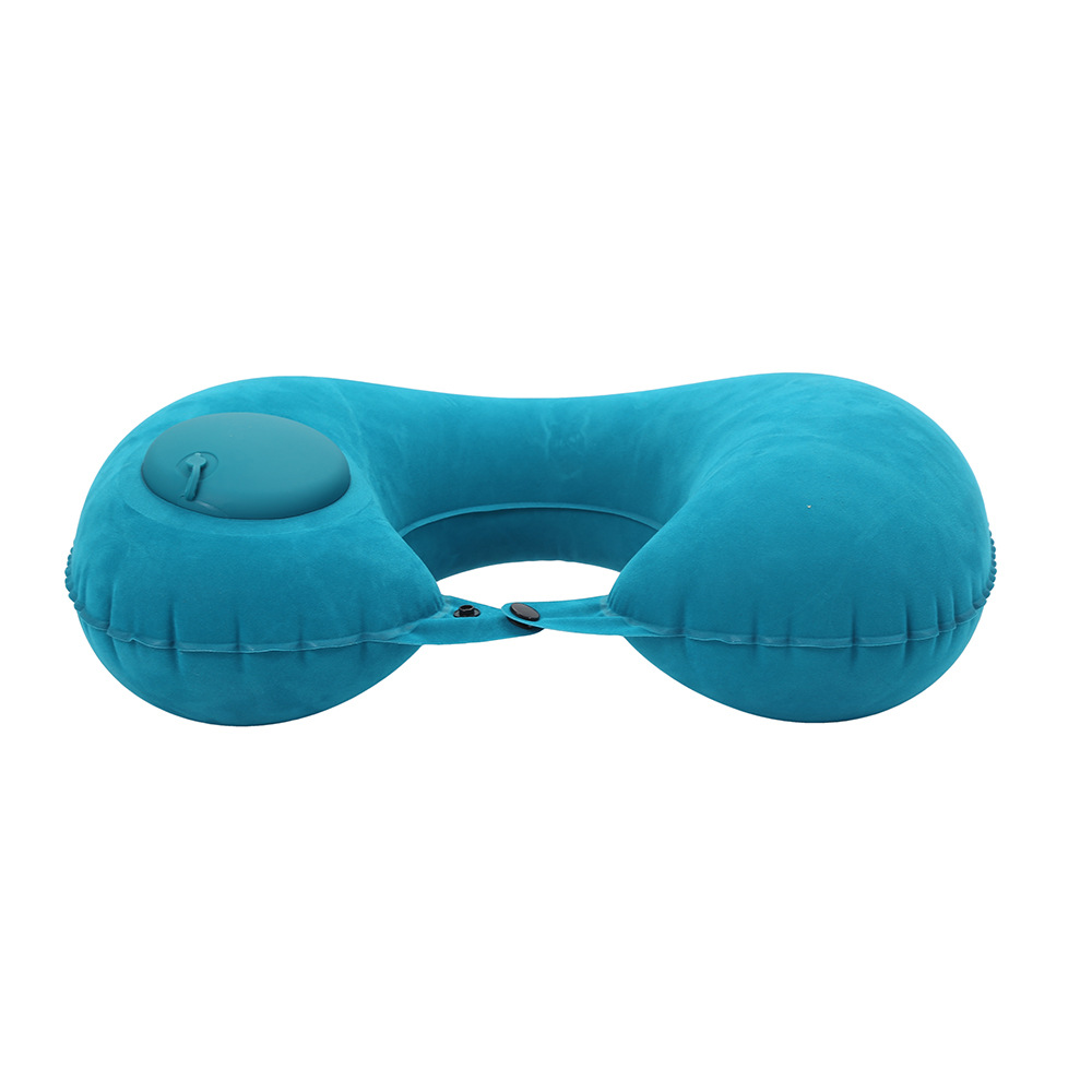 Pressing Inflatable U-shaped Pillow Travel Portable Pillow Travel Long-distance High-speed Rail Aircraft Sleeping Artifact U-shaped Neck Pillow Pillow