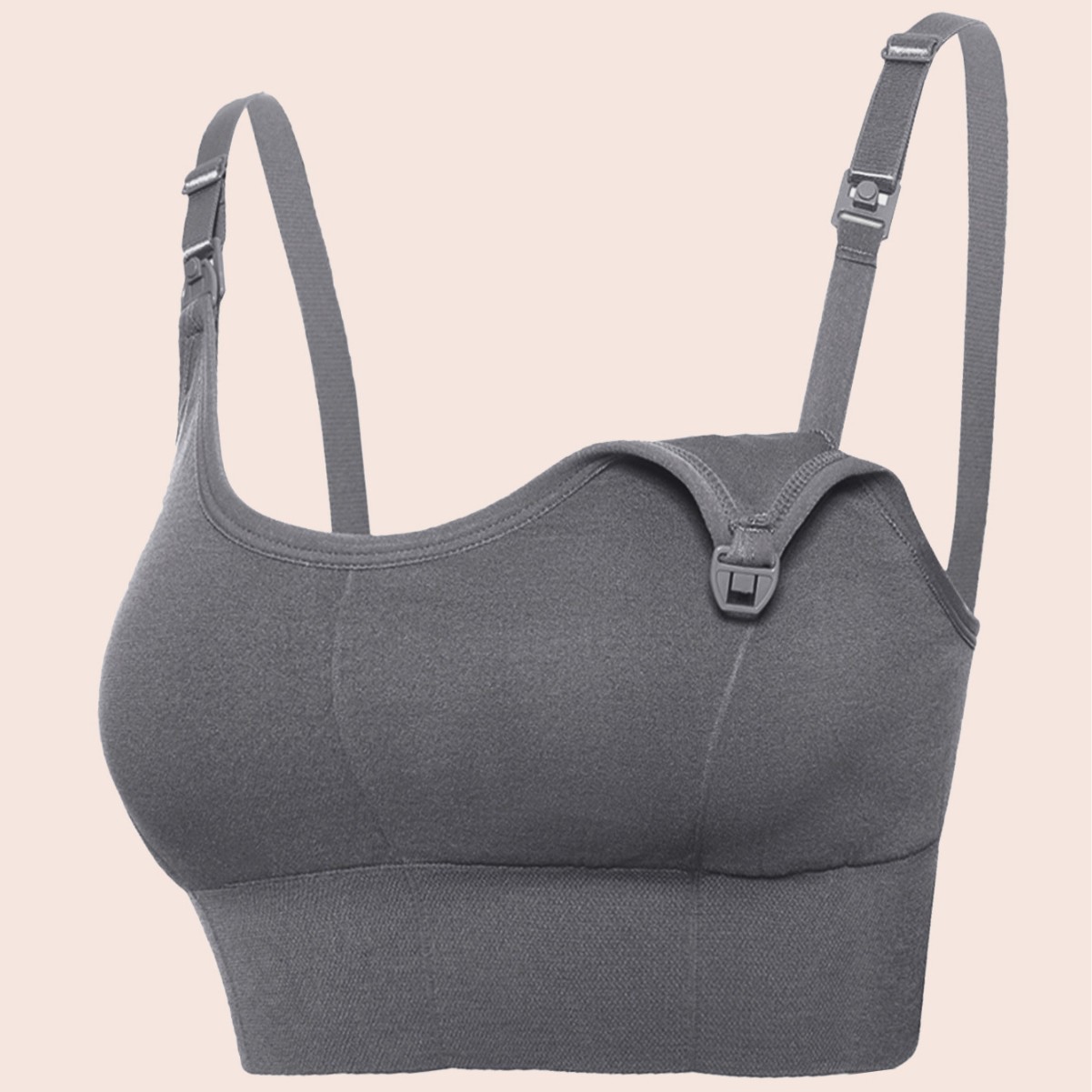 Cross-Border European and American Maternity Wear, Seamless and Comfortable, Non-Restraint Nursing Bra, Full-Stage Nursing Bra for Pregnant Women