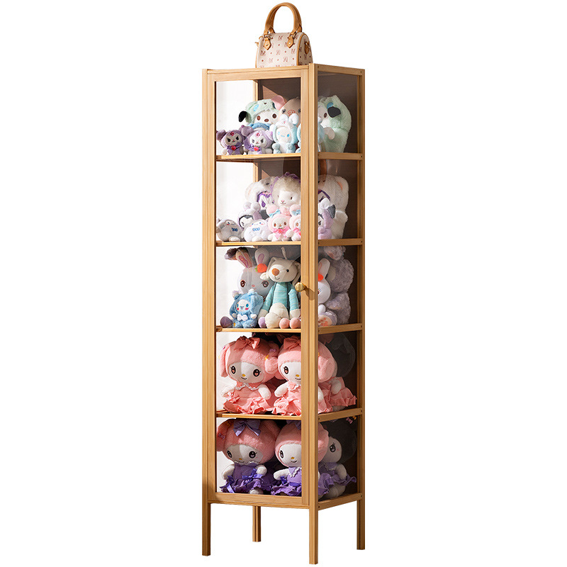 Display Cabinet Floor-Standing Simple Living Room Storage Cabinet Bedroom Storage Cabinet Office Fun Simple Storage Cabinet Bookcase