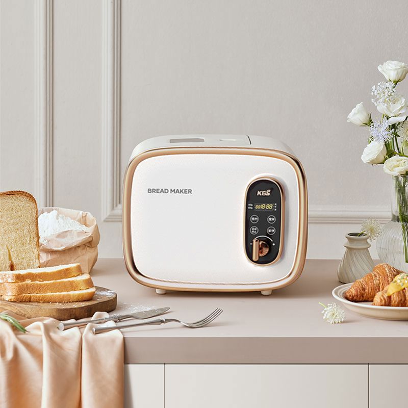 Cross-border mini bread maker household automatic intelligent fruit spreading and noodle fermentation multi-functional small breakfast toast