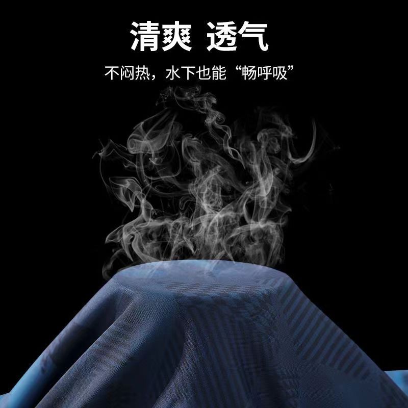 Factory Direct Sales Swimming Trunks Men's Anti-Embarrassment Loose Quick-Drying Men's Boxer Swimming Trunks Swimsuit Suit Beach Trunks Equipment