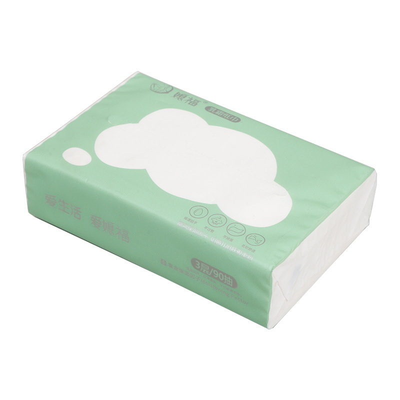 Manufacturer Wholesale Cream Paper for Home Hotel Restaurant Baby Cloud Soft Towel Baby Moisturizing Small Bag Can Be Wetted with Water