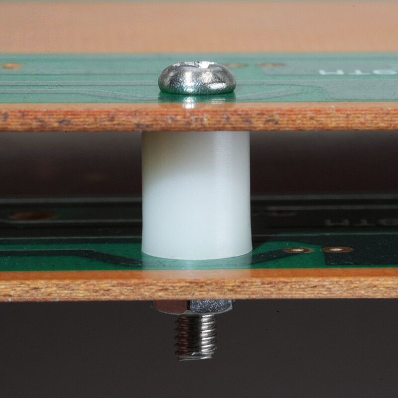 Straight-Through Pipe Inner Diameter 3/4/5/6/8/10 Pc Board Isolation Column Round Body Spacer Column Nylon Gasket Source Factory Goods