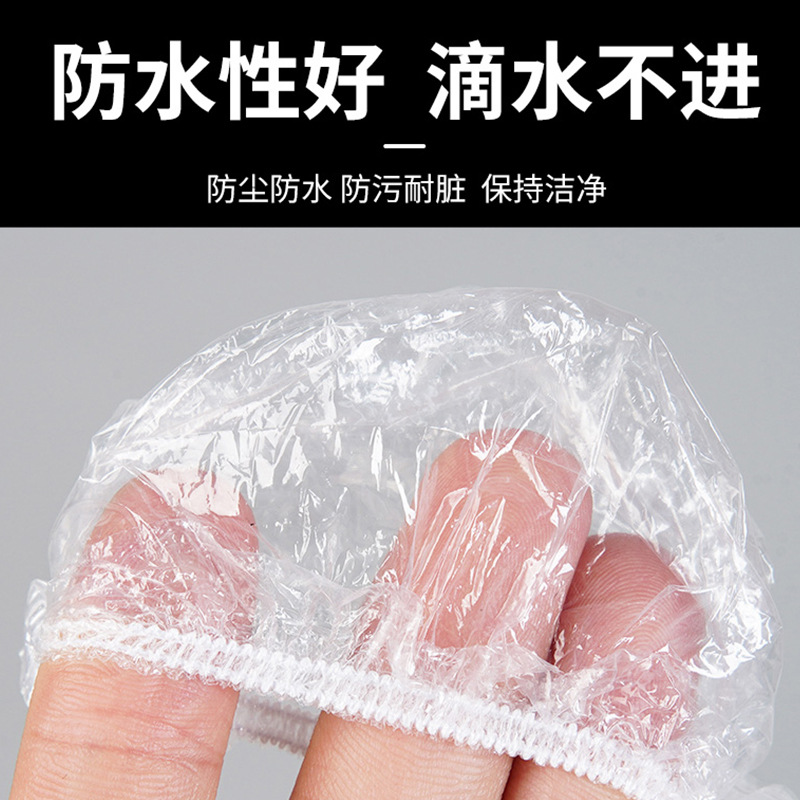 Disposable Earmuffs 100 Pieces Transparent Hair Dye Dustproof Earmuffs Bath Anti-Water Protection Cover Manufacturer Wholesale