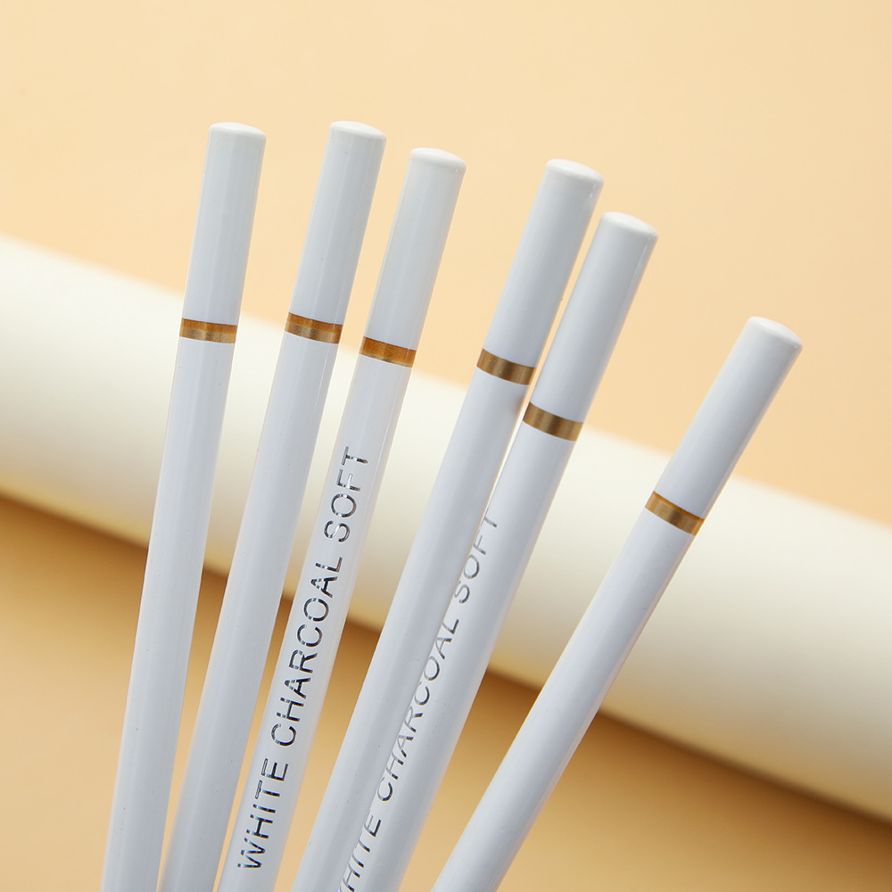 White charcoal pen high-gloss pen sketch painting sketch for art students white charcoal pen