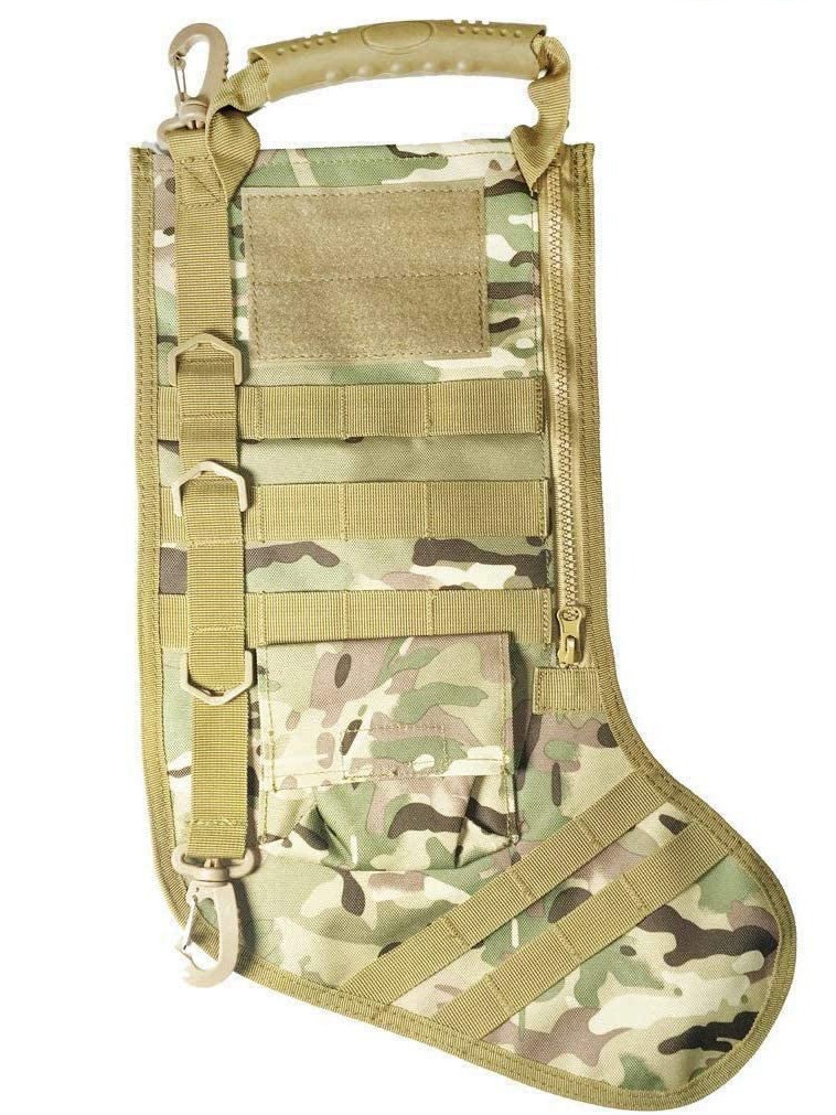 Molle Christmas Stocking Pouch Edc Tool Storage Bag Christmas Stocking Hanging Ornament Multifunctional Accessories Storage Bag