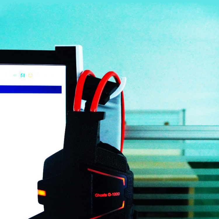 Internet cafe headset small hook headset holder headset rack computer headset receiver hook explosions