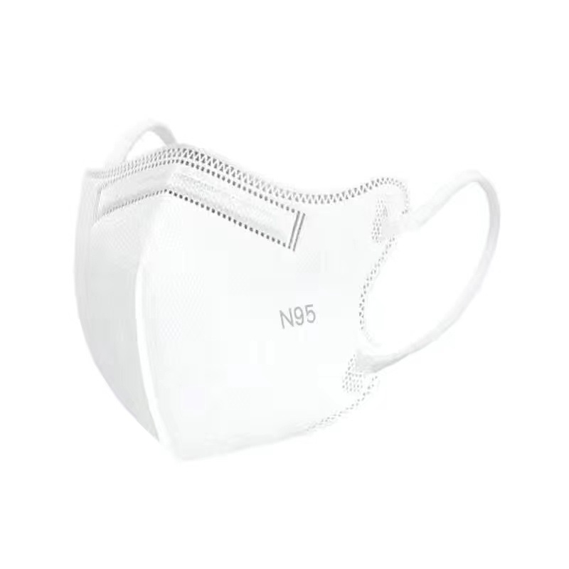 kn95 mask children's 3d baby breathable five-layer protective independent packaging primary school student White mask wholesale