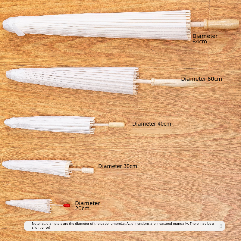 Blank paper umbrella diy handmade painting kindergarten creative children hand-painted umbrella umbrella graffiti umbrella hand-painted toy