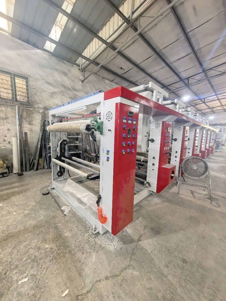 Rotogravure Fully Automatic Computer Color Printing Machine Double Release and Double Collection High Speed Plastic Film Paper Ink Printing Machine