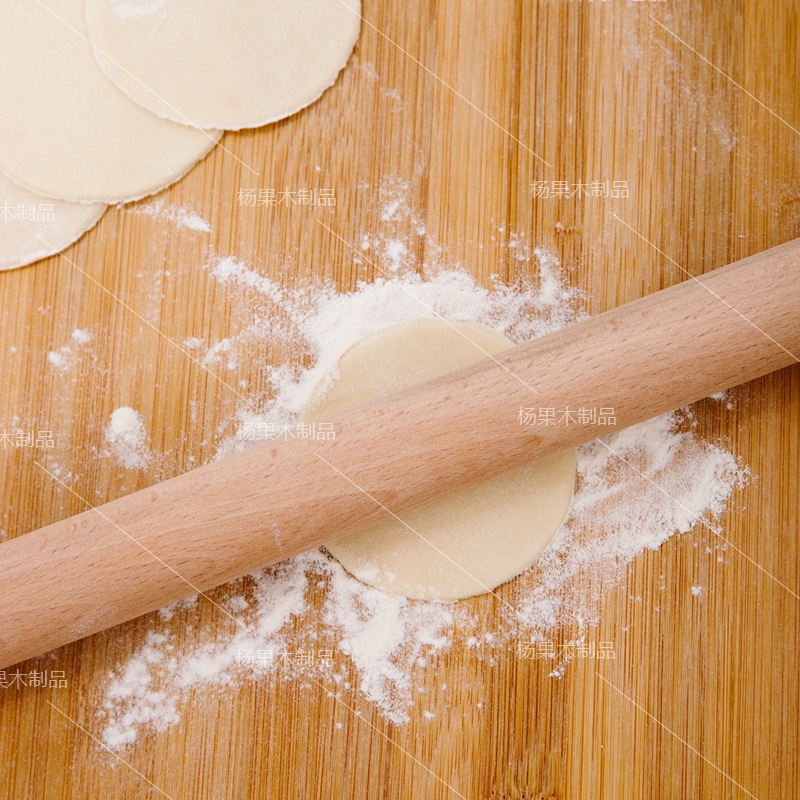 Factory in stock wholesale solid wood rolling pin beech wood lacquer-free printing rolling pin rolling pin rolling pin rolling pin leather pressing pin