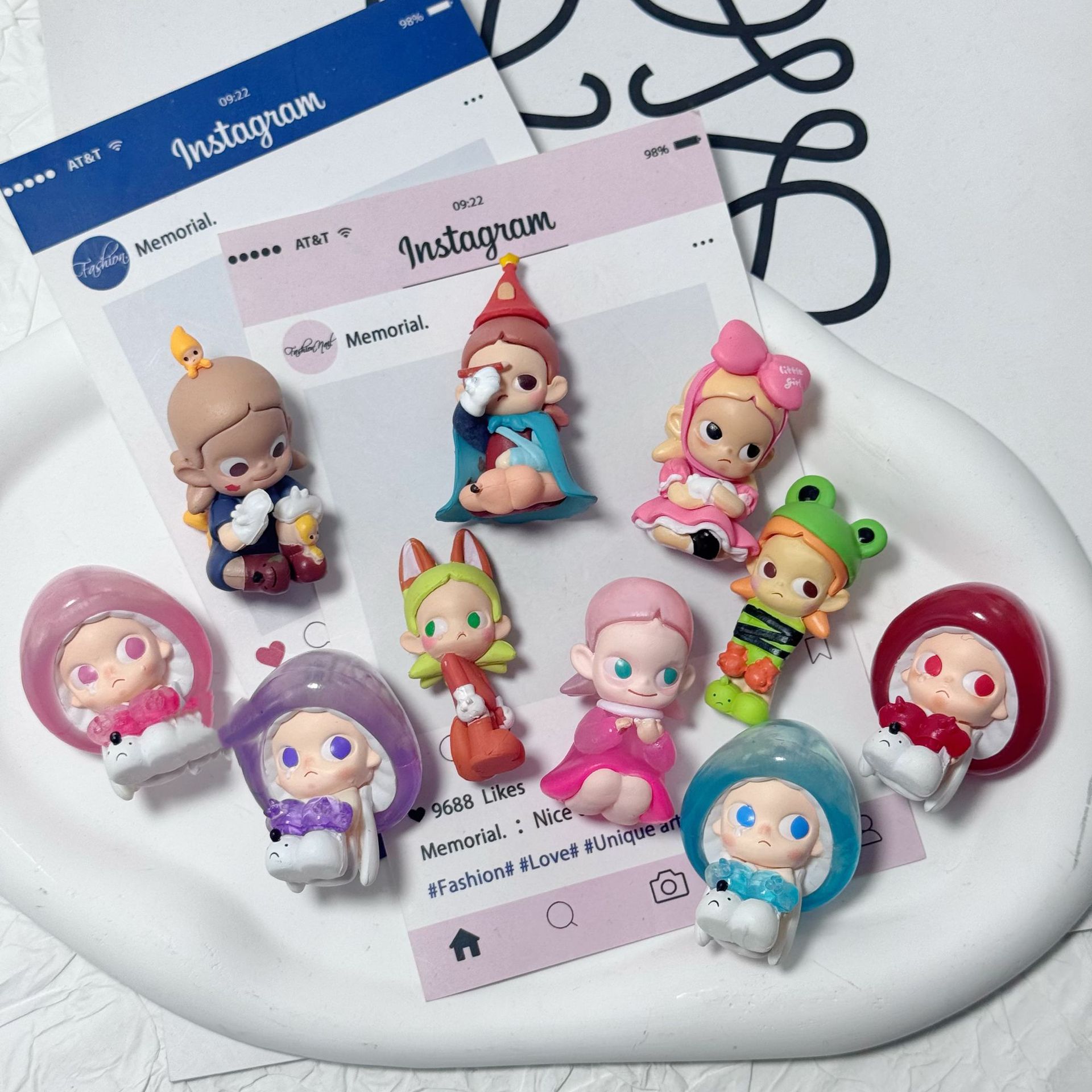 Zsiga вторая креация трендовая игрушка милые DIY аксессуары подвески украшения слепая коробка кукла фигурка оптом