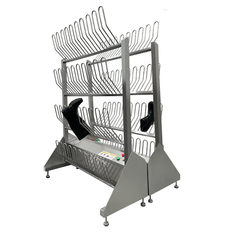 All 304 Stainless Steel Ozone Sterilization and Drying Rain Shoe Rack Customized Food Workshop Constant Temperature Timed Drying Water Shoe Rack