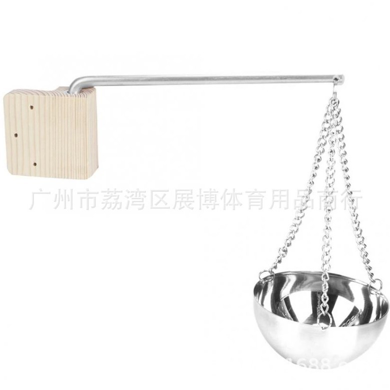 Cross-Border Hot-Selling Sauna Room Equipment, Sauna Bowl, Steaming Bowl, Essential Oil Bowl, Stainless Steel Wall-Mounted Aromatherapy Bowl and Cup Holder