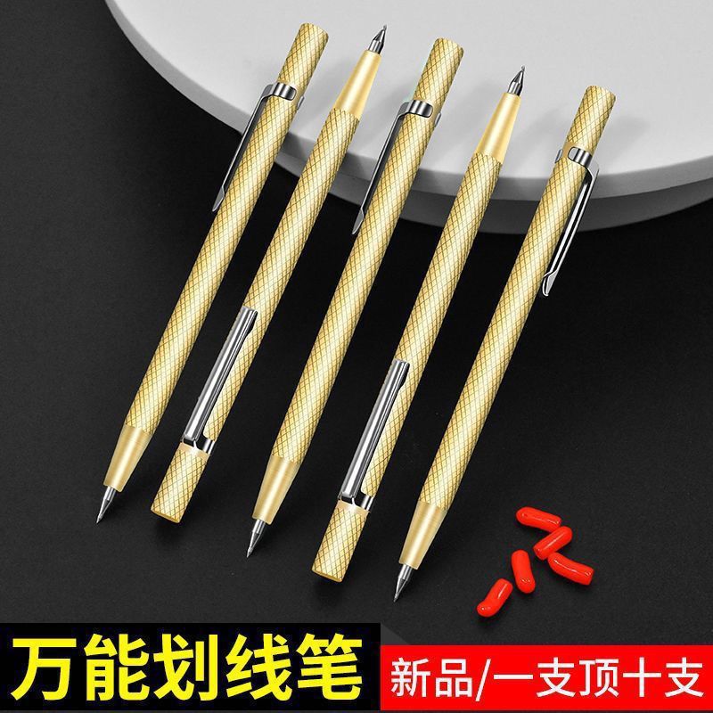 Metal Plate Glass Marking Pen Engraving Pen Gold Carbide Marking Pen Tile Marking Knife Wholesale