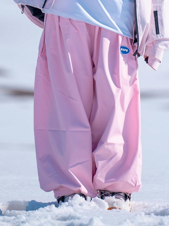 Winter Harbin New Loose Snowboard American Style Ski Pants Windproof and Waterproof Freestyle Double Ski Pants for Men and Women