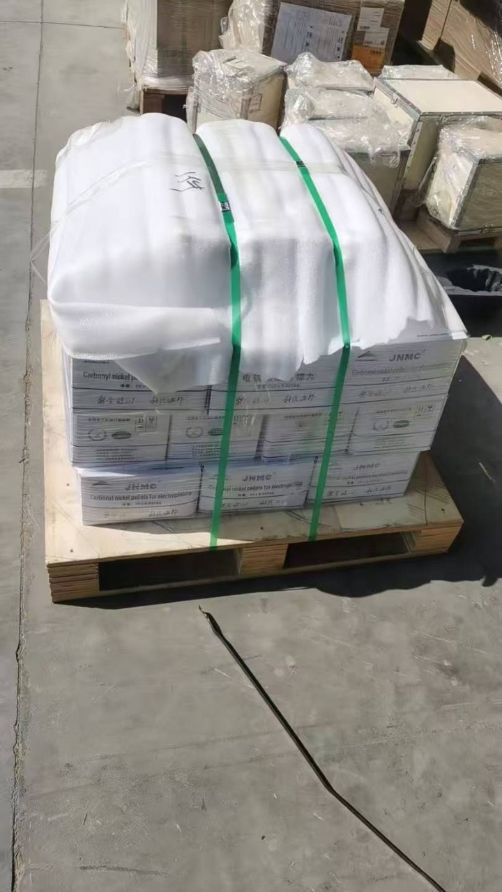 Jinchuan Nickel Carbonyl Beads Containing Sulfur and Sulfur-Free, Various Particle Sizes, Boxed Ton Bags, Ready for Shipment