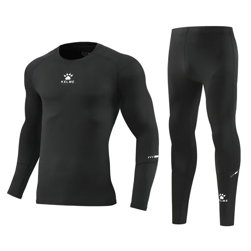 Keme Keme Bodysuit Suit for Men and Women, Autumn and Winter Base Layer Pants, Football Training Sports Running Fitness Clothes for Kidsren