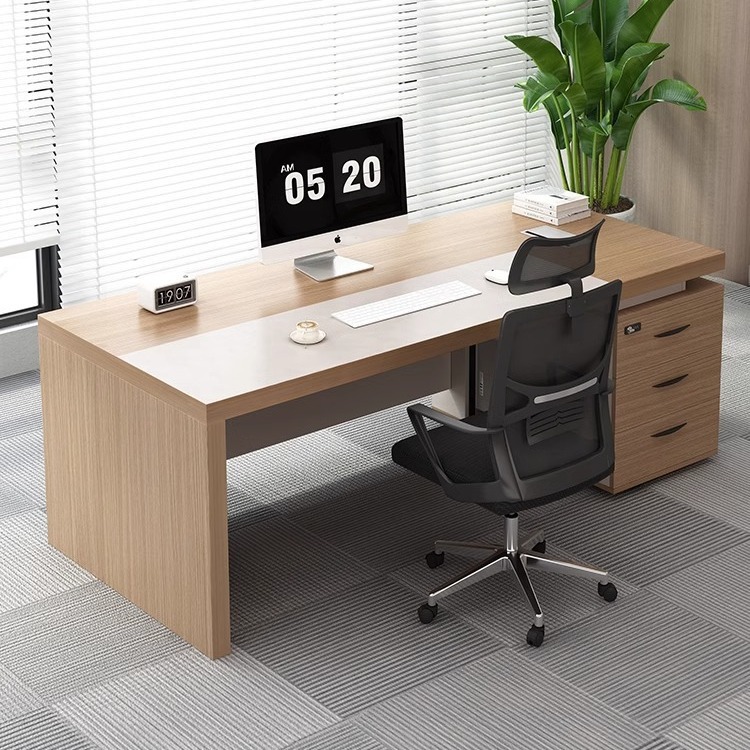 Простой современный стол для председателя, стол для менеджера, финансовый стол, компьютерный стол и стул