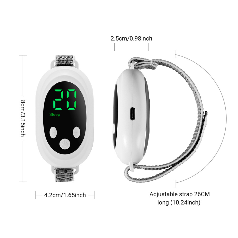 20-Level Adjustable Sleep Device with Screen Display, Ems Micro-Current to Relieve Stress, Physical Adjustment to Improve Sleep