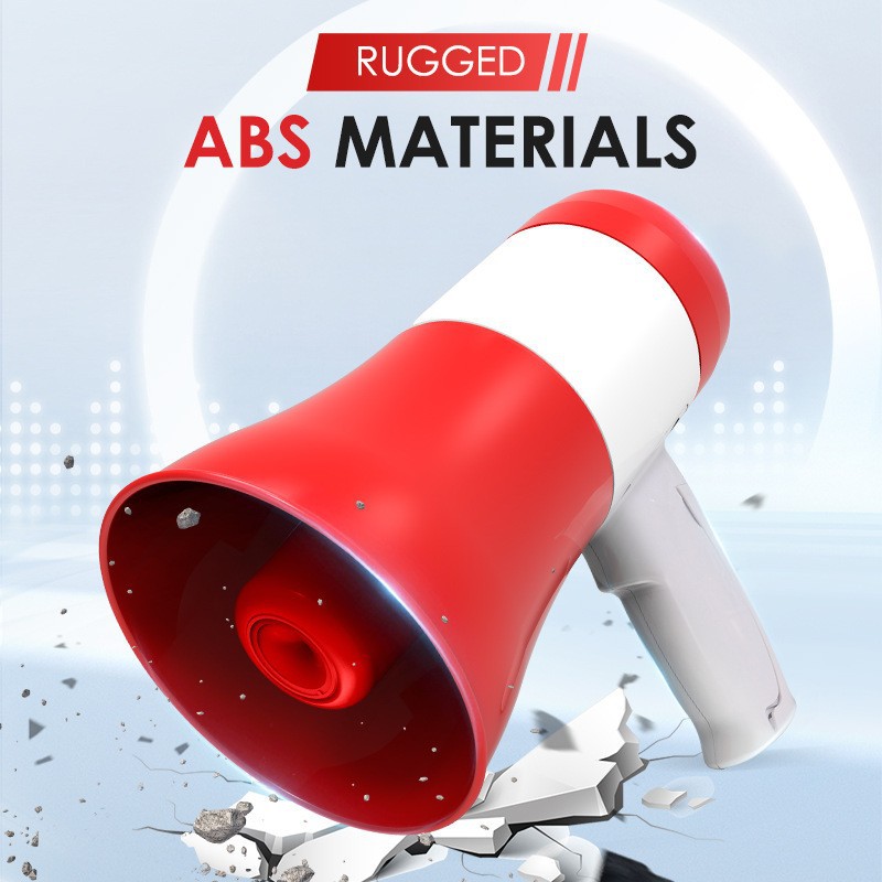 Foreign Trade Model English Version High-Power Handheld Lithium Battery Loudspeaker Promotional Hawking Machine Speaker