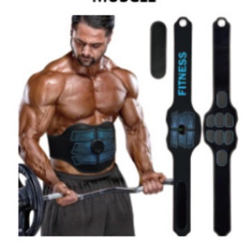 US Amazon EMS Fitness Belt Abdominal Muscle Sticker Muscle Training Stimulator Lazy Fitness Abdominal Fitness Belt