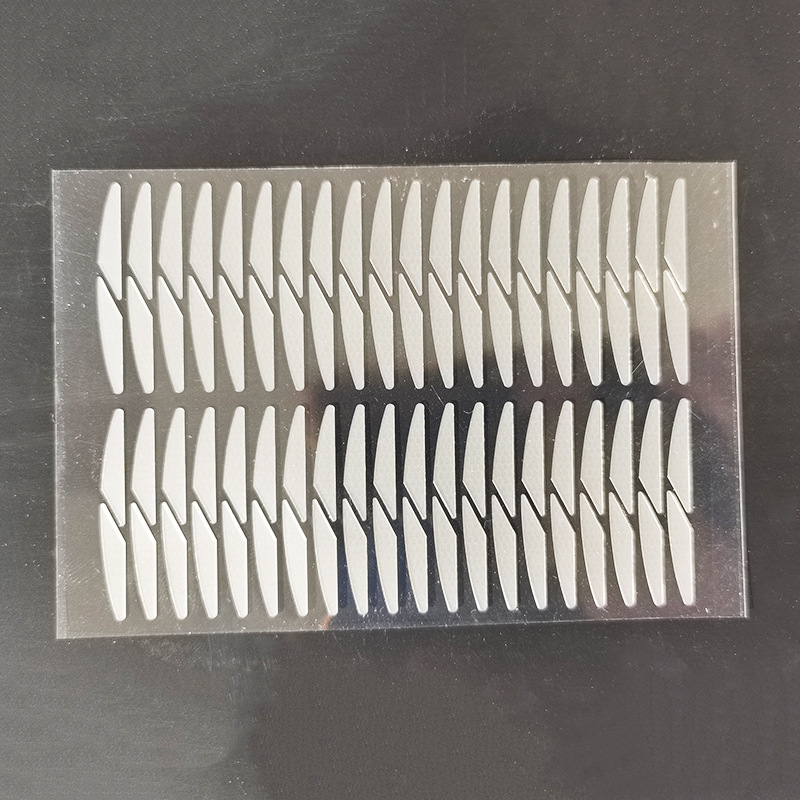 Manufacturer Wholesale Double Eyelid Patch 20 Times Partial Oblique Cut Transparent Bottom Mesh Double Eyelid Patch