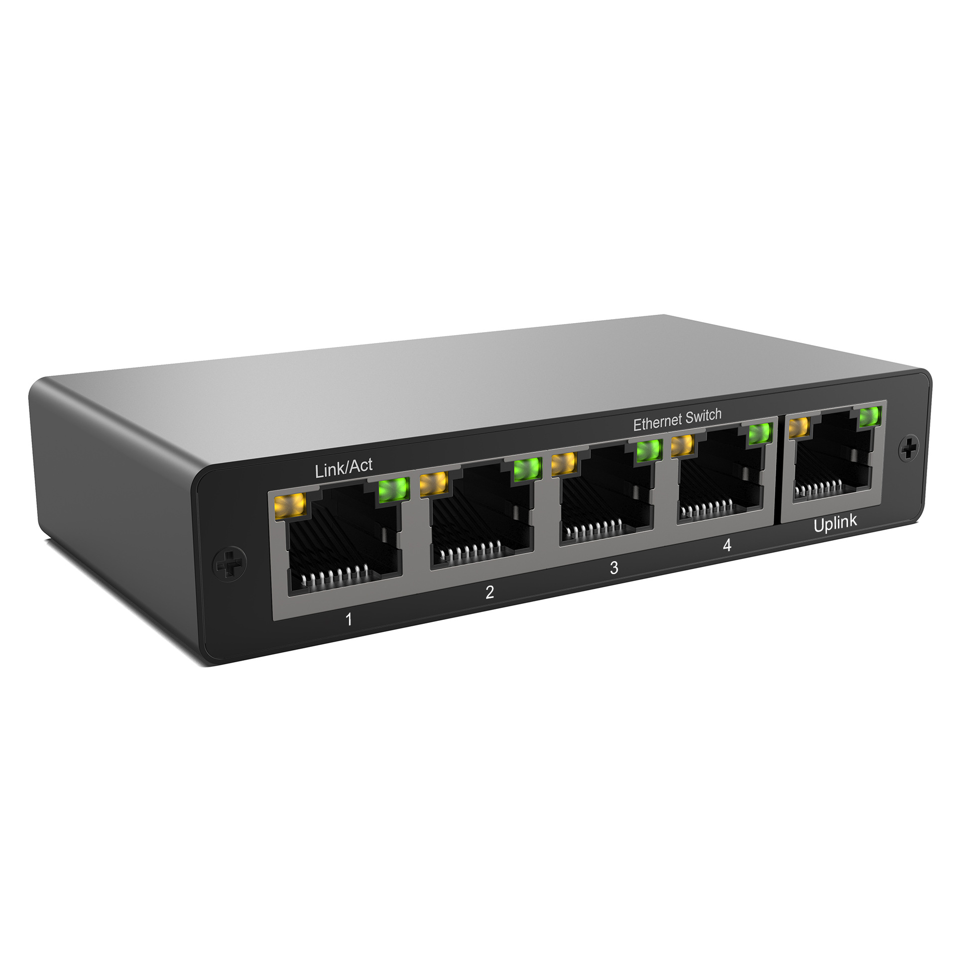 Network 1-4 Gigabit Network Sharer RJ45 1-4 Network Port Expansion Network Splitter Simultaneously Internet Access
